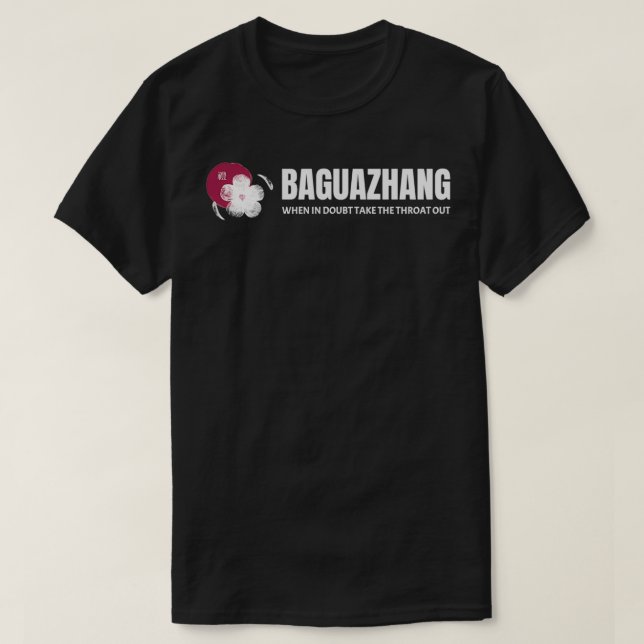 T-shirt Baguazhang Kung Fu Martial Arts Training Outdoor 4 (Design devant)
