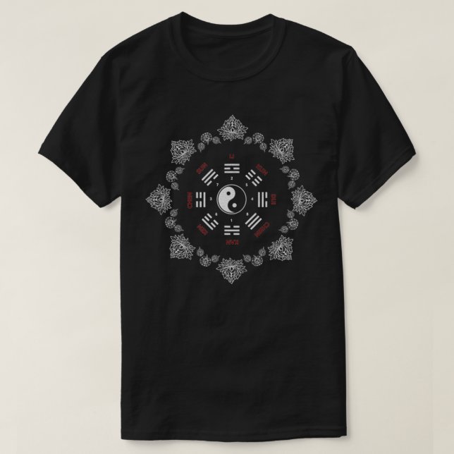 T-shirt Baguazhang Yin Yang Thai Chi Qi GongYogaWushu Mart (Design devant)