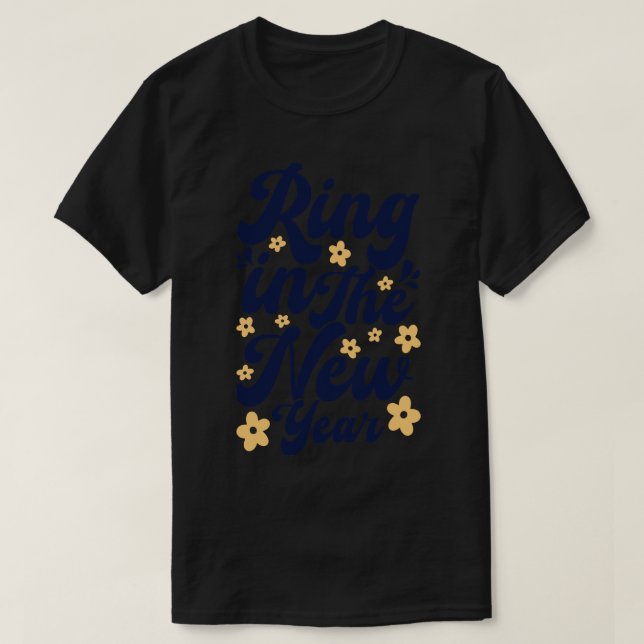 T-shirt Bague dans la nouvelle année (Design devant)