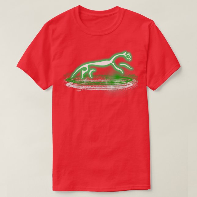 T-shirt Bague de Cheval Blanc Magique (Design devant)