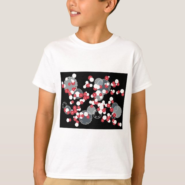 T-shirt Bague de neige de prune Jour de l'an (Devant)