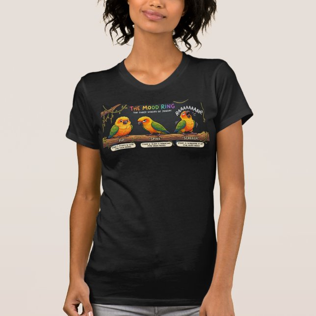 T-shirt Bague d'humeur de conure (Devant)