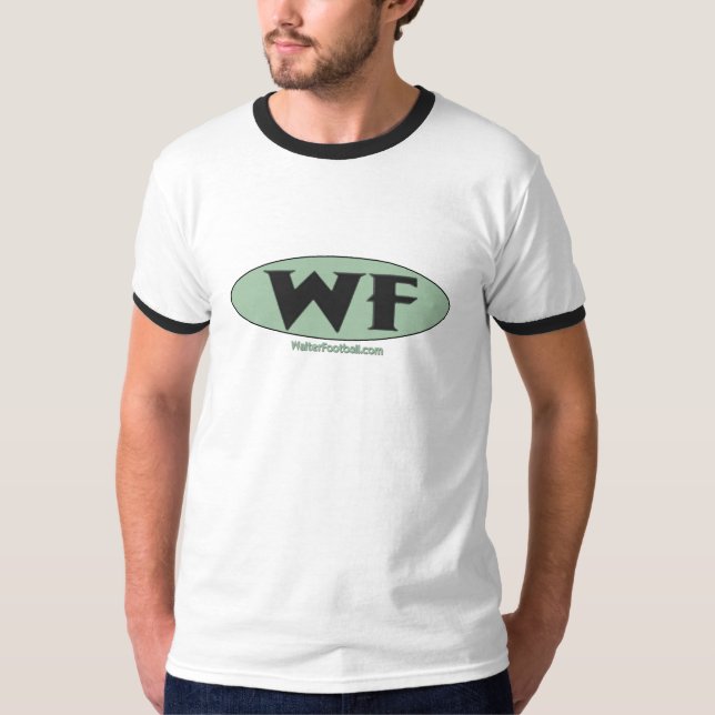 T-shirt bagué officiel de WalterFootball.com (Devant)