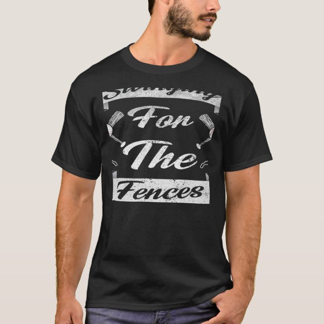 T-shirt Bague pour les clôtures de baseball mème mite 1 (Devant)