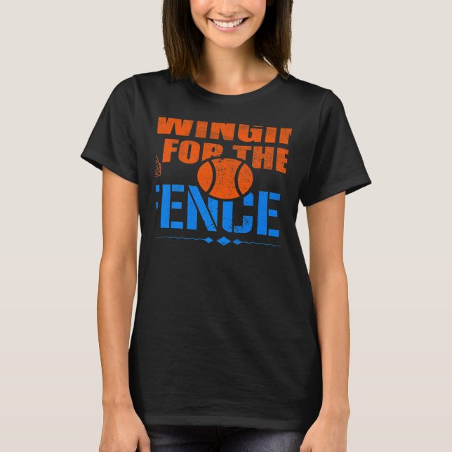 T-shirt Bague pour les clôtures de baseball mème mite 1 (Devant)