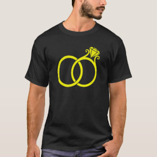 T-shirt Bagues de mariée pour enterrement de vie de jeune