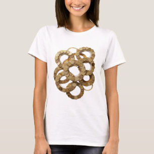 T-shirt Bagues dorées en argent WITTY Print
