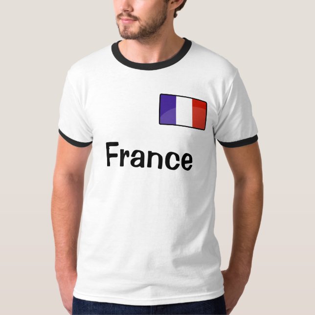 T-shirt baguette de base pour hommes (Devant)
