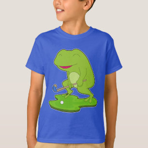 T-shirt Baguette de hockey de terrain de grenouille