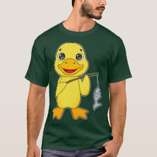 T-shirt Baguette de pêche de canard