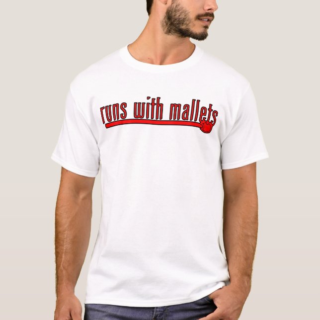 T-shirt Baguette de tambour drôle  (Devant)