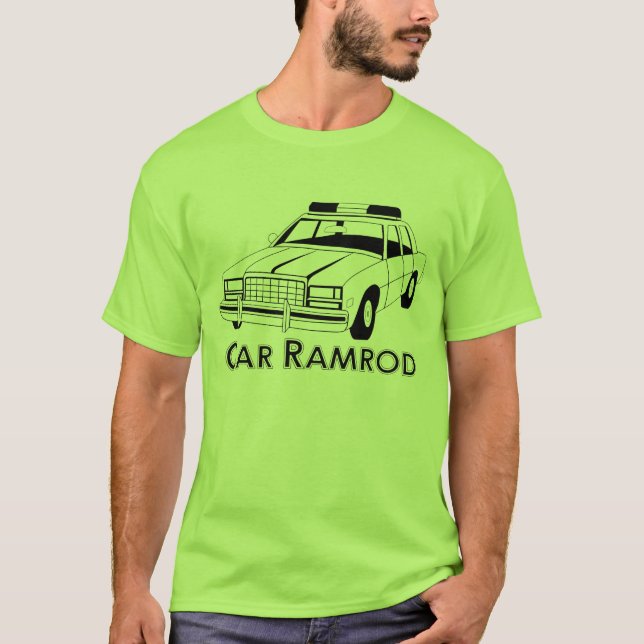 T-shirt Baguette de voiture (Devant)
