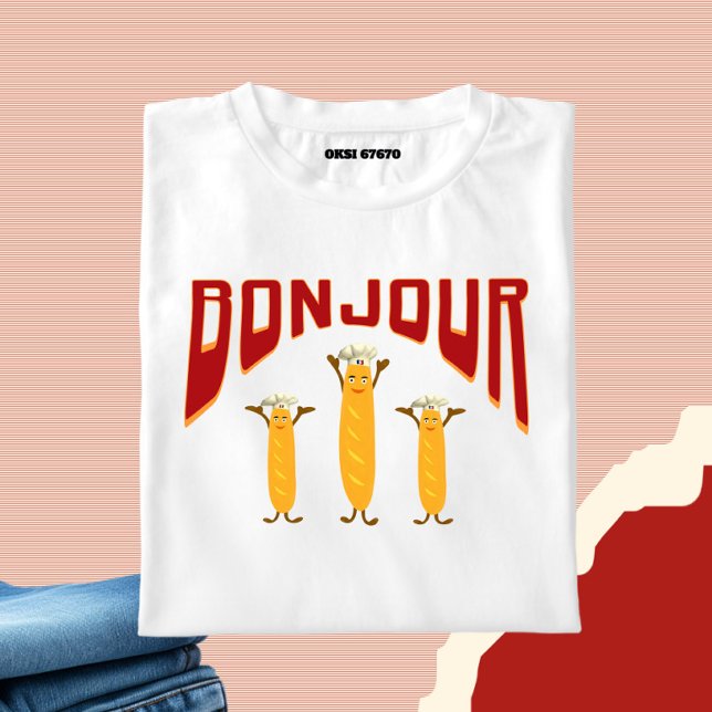 T-shirt Baguette française (Créateur téléchargé)