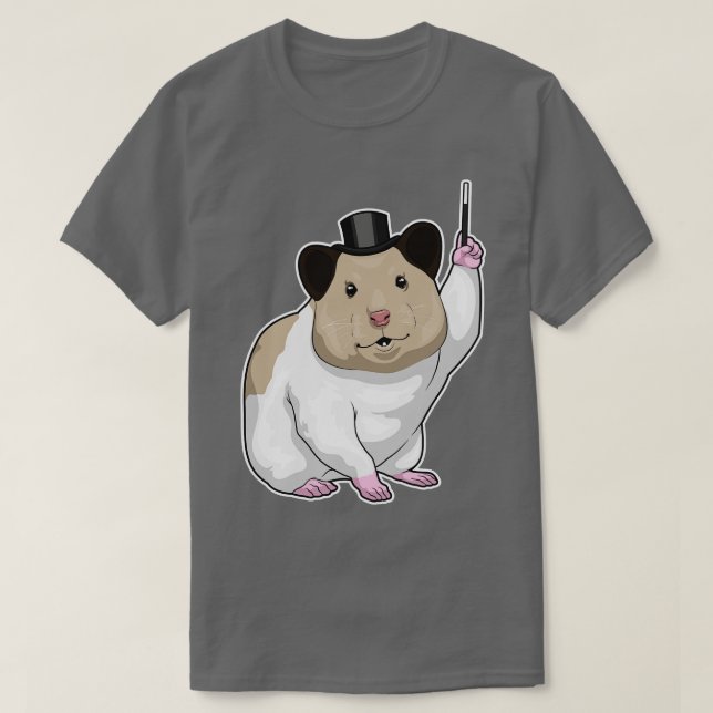 T-shirt Baguette magique de magicien hamster (Design devant)