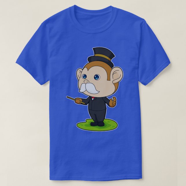 T-shirt Baguette magique de singe (Design devant)