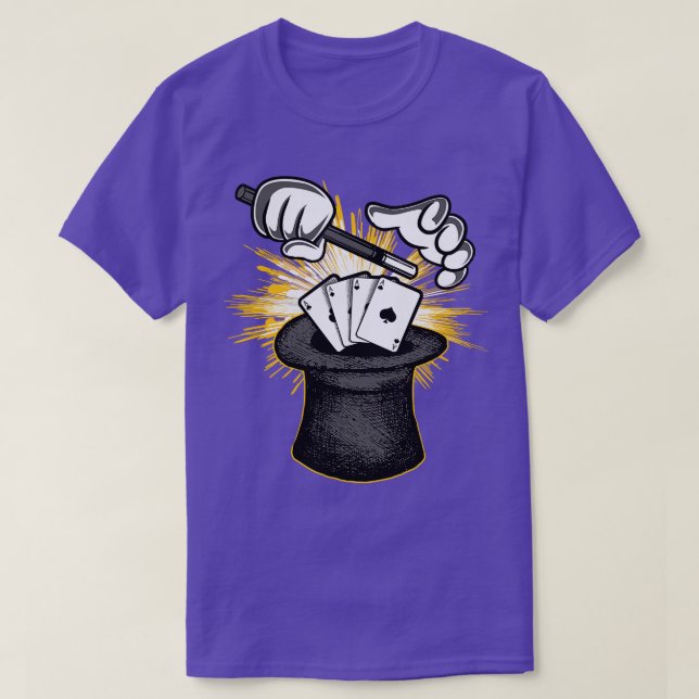 T-shirt Baguettes Casquettes magicien (Design devant)