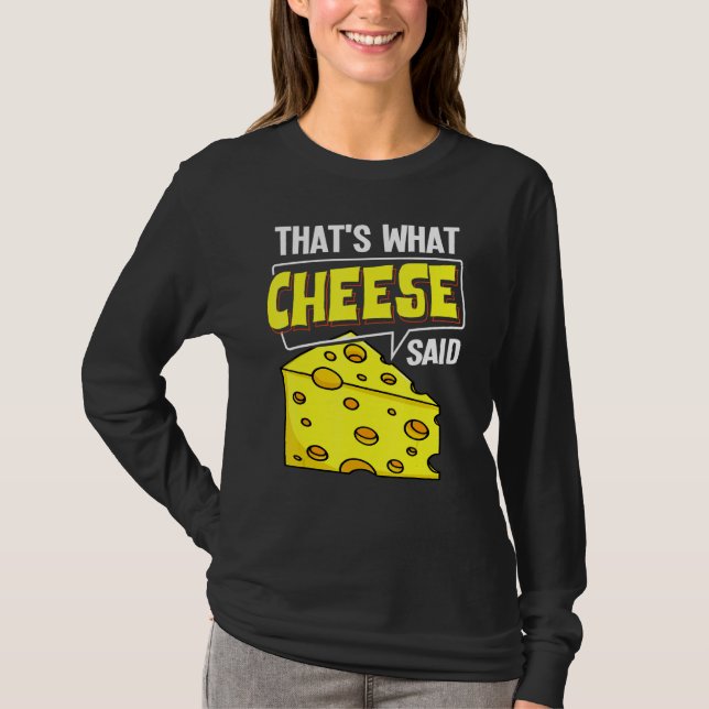 T-shirt Baguettes de fromage Vegan Funny Puns (Devant)