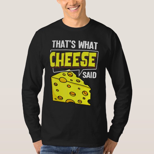 T-shirt Baguettes de fromage Vegan Funny Puns (Devant)