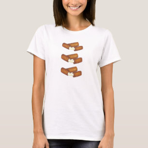 T-shirt Baguettes de Mozzarella frites Fromage Poignée Ali