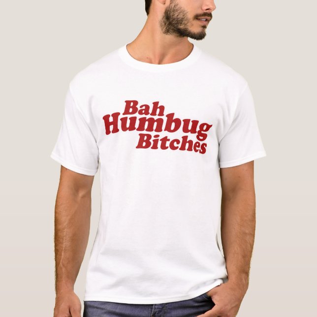 T-shirt Bah Humbug (Devant)