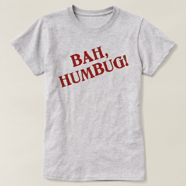 T-shirt Bah Humbug (Design devant)
