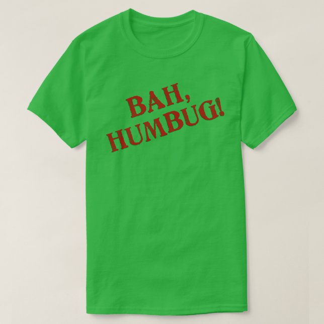 T-shirt Bah Humbug (Design devant)