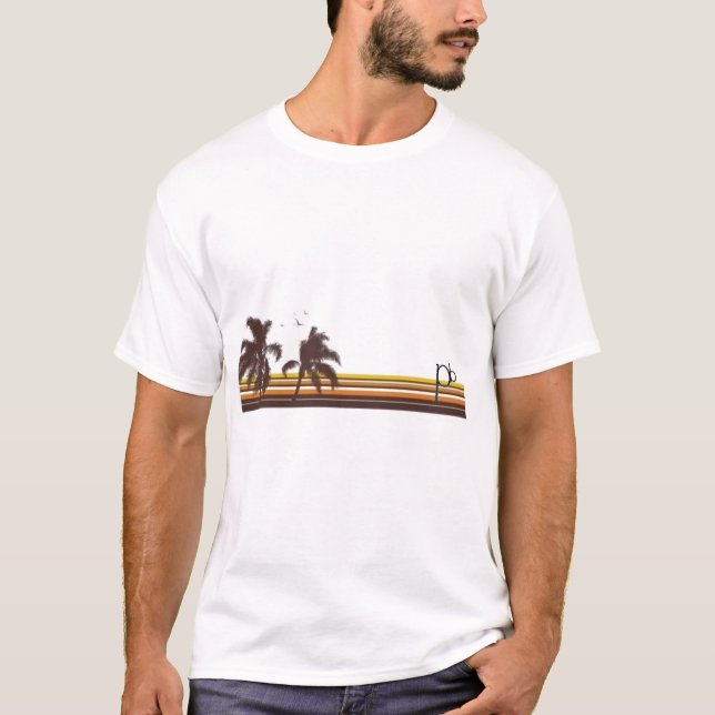 T-shirt BahaCaliSunSet (Devant)
