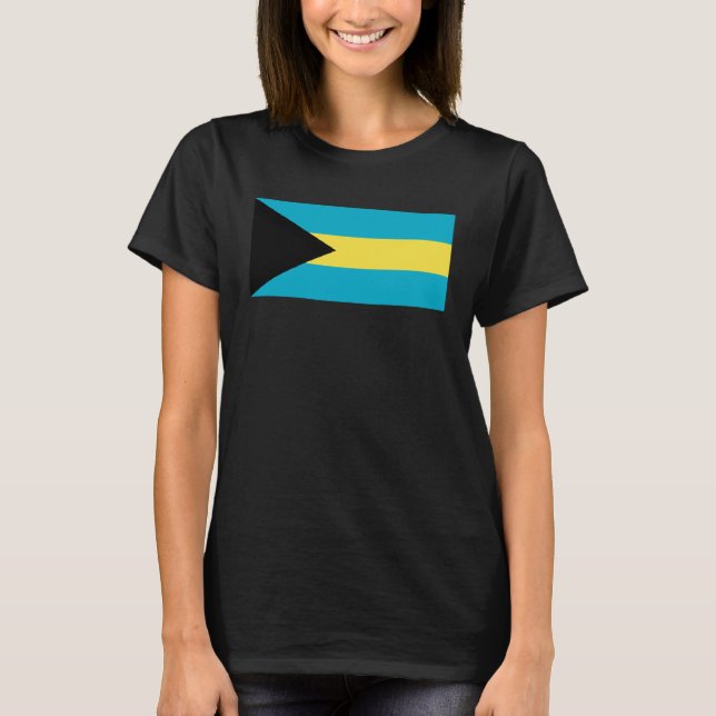 T-shirt Bahama Islands Flag  1 (Devant)