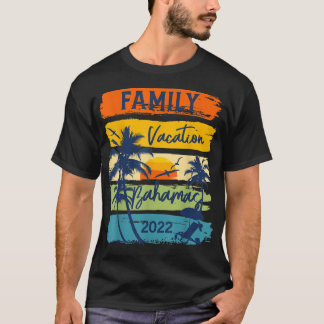 T-shirt Bahamas 2022 Caribe Family Vacation Matching Grou