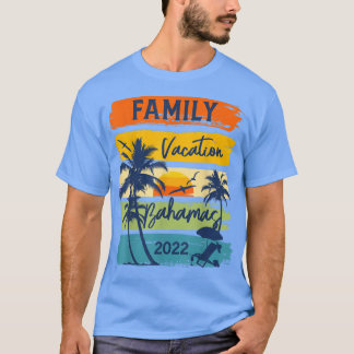 T-shirt Bahamas 2022 CaribeFamily Vacances Groupe d'appari