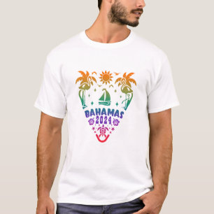 T-shirt Bahamas Bliss : Une Évasion Tropicale vers un Para