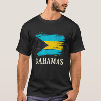 T-shirt Bahamas Drapeau Bahamas Vacances