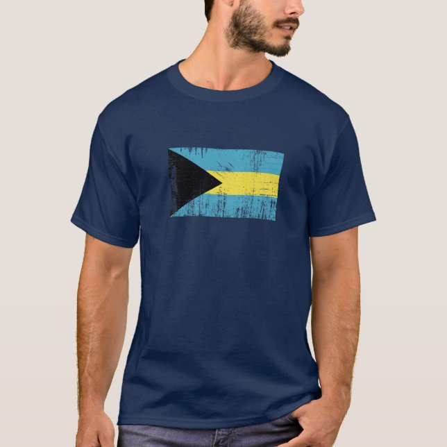 T-shirt Bahamas Drapeau bahaméen Drapeau cadeau Football F (Devant)