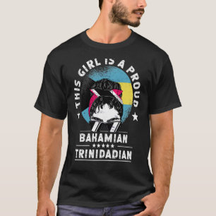 T-shirt Bahamas Drapeau Trinité-et-Tobago Grosse Femme Fie