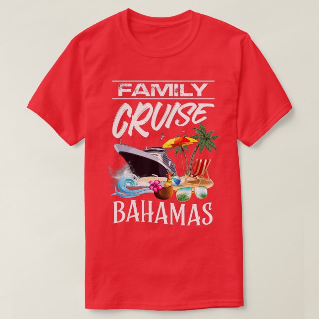 T-shirt Bahamas Family Cruise Vacation Trip (Design devant)