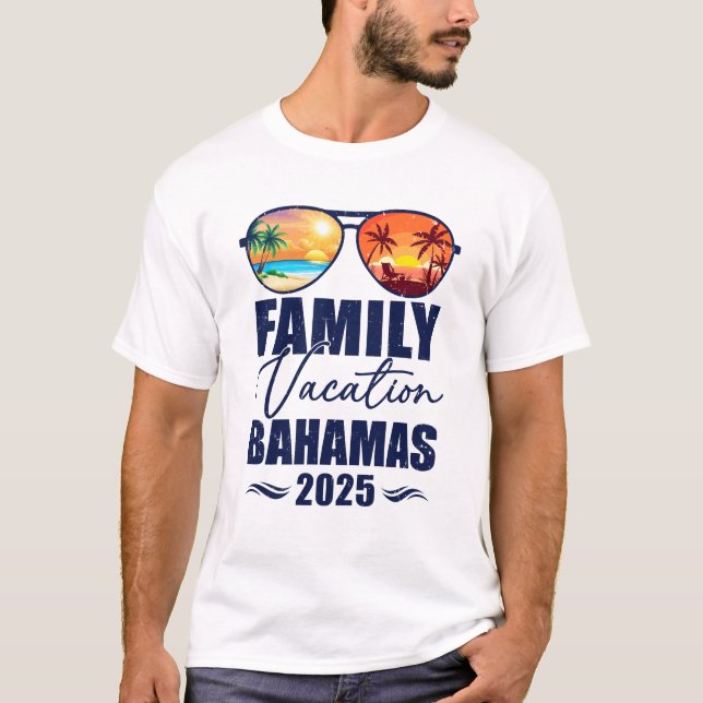 T-shirt Bahamas Matching Family Vacation 2025 Making Memor (Devant)