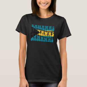 T-shirt Bahamas Nassau Beach Palmiers Vintages Vacances_1