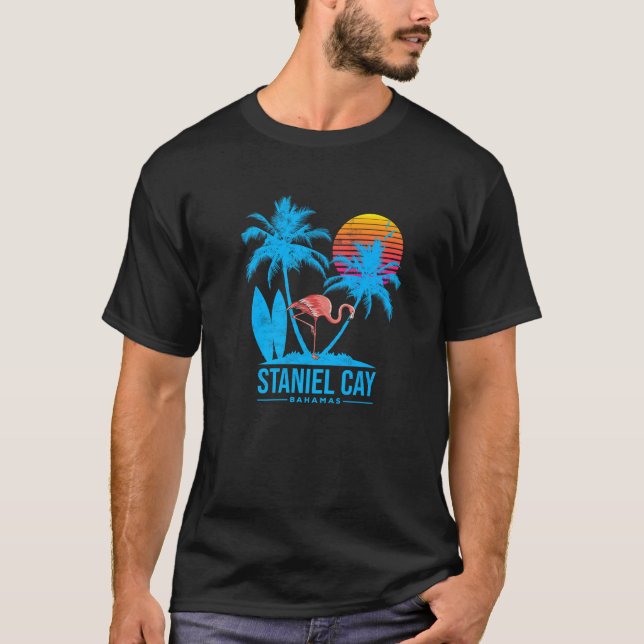 T-shirt Bahamas Staniel Cay Premium (Devant)