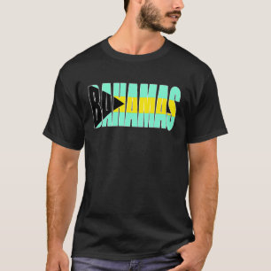 T-shirt Bahamas Vacances Keepsaké Nassau Drapeau Hommes Fe