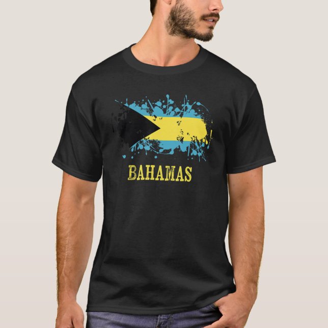 T-shirt Bahamian enthusiasts for Bahamas and Bahamas (Devant)