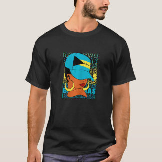T-shirt Bahamian Flag Clothing Bahamas Vacation Design Bah