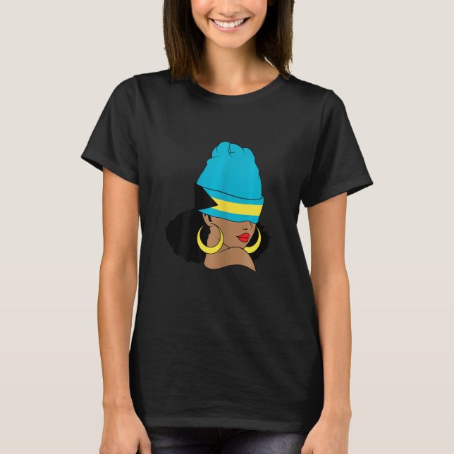 T-shirt Bahamian Flag Clothing Bahamas Vacation Design Bah (Devant)