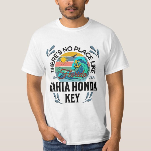 T-shirt Bahia Honda Key, Floride (Devant)