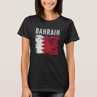 T-shirt Bahrain Flag Distressed Men Women Kids Bahraini Fl