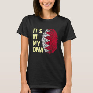 T-shirt Bahreïn Dans Mon Dna Bahraini Flag Team Bahreïn 1