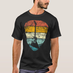 T-shirt Baid des guitaristes rétro-Onglets de guitare vint