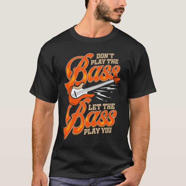 T-shirt Baid pour Bass Guitariste Basse Guitare Rock Musiq (Devant)