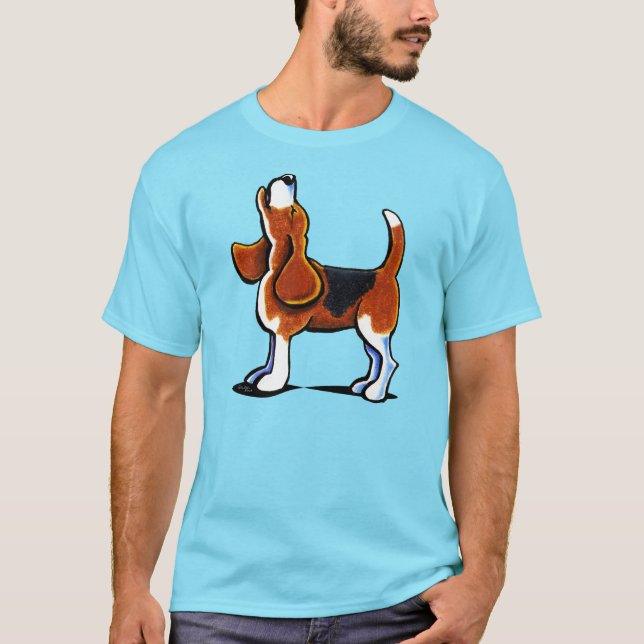T-shirt Baie de Beagle à trois couleurs (Devant)