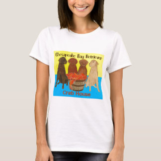 T-shirt Baie de chesapeake Retriver Crabhouse