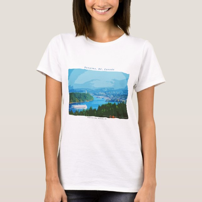 T-shirt Baie de départ, Nanaimo (Devant)